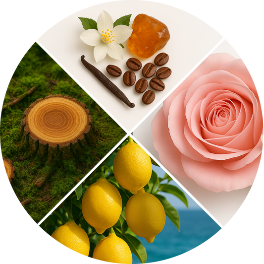 Kvepalų ratas: kaip išsirinkti kvapą pagal šeimas ir porūšius