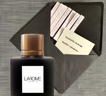 Nišinių kvepalų atradimo vokas - pakvepintos popierinės juostelės + nemokama DOVANA (pasirenkate Jūs)