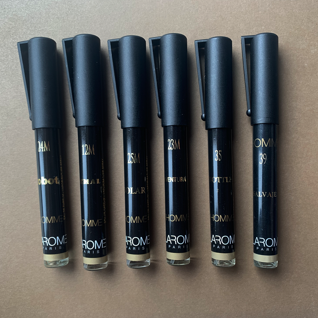 Vyriskų Larome kvepalų atradimo rinkinys