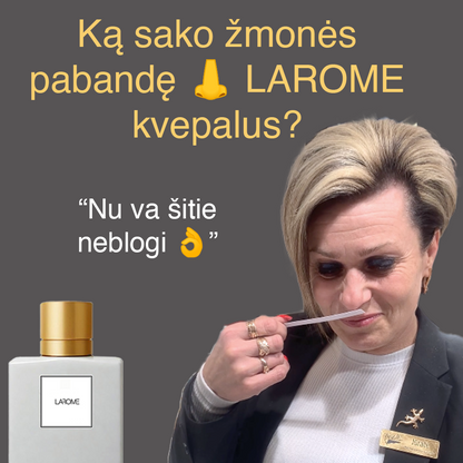 Video Larome kvepalus bando  žmonės